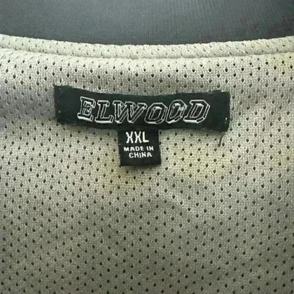 Elwood Men's XL Windbreaker Pullover 1/4 Zip Grey Golf Outdoors Jacket - Picture 7 of 12